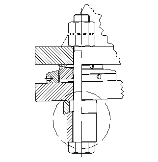 spherical washer technical drawing